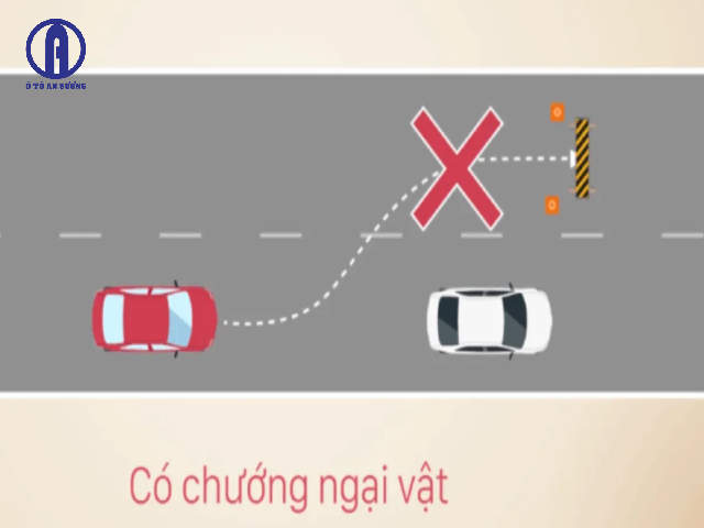 Hình: Không vượt xe khi đang lên dốc